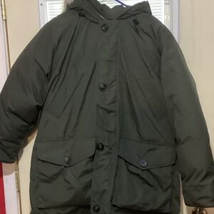 NWOT Cabela's Premier Northern Goose Down Jacket - Dark Green
